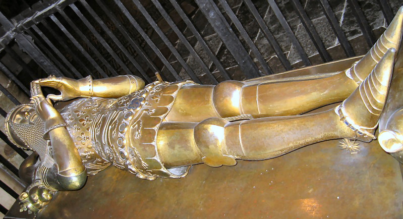 effigial tomb of Edward of Woodstock at Canterbury Cathedral