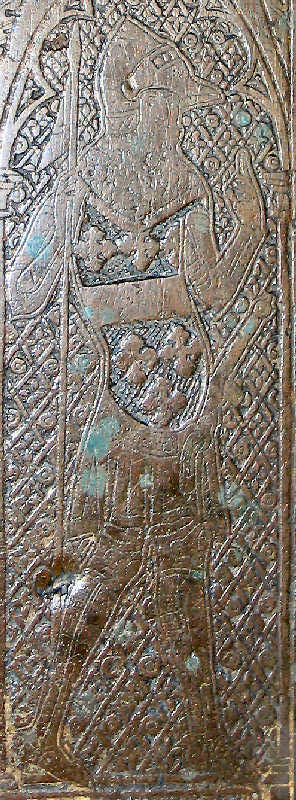 Thomas Beauchamp on the Hugh Hastings brass 1347 Elsing