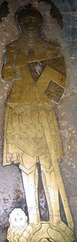 brass of John d'Abernon 1327 Stoke dabernon Church